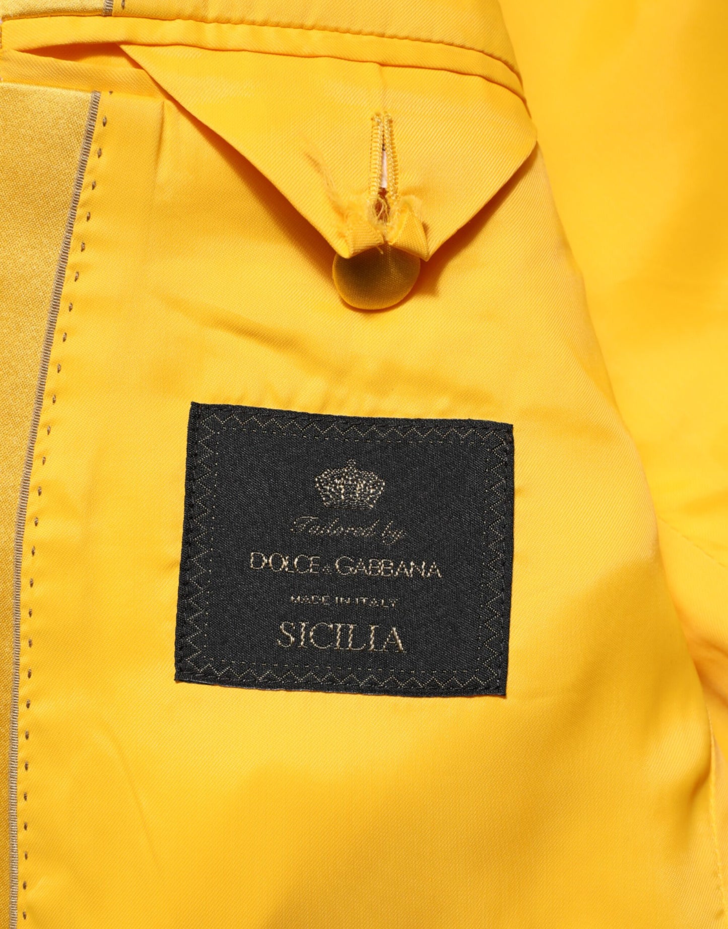 Yellow 2 Piece Silk Blend Men Suit SICILIA