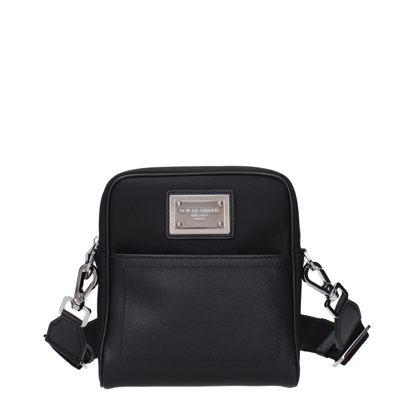 Black Fabric Crossbody Bags