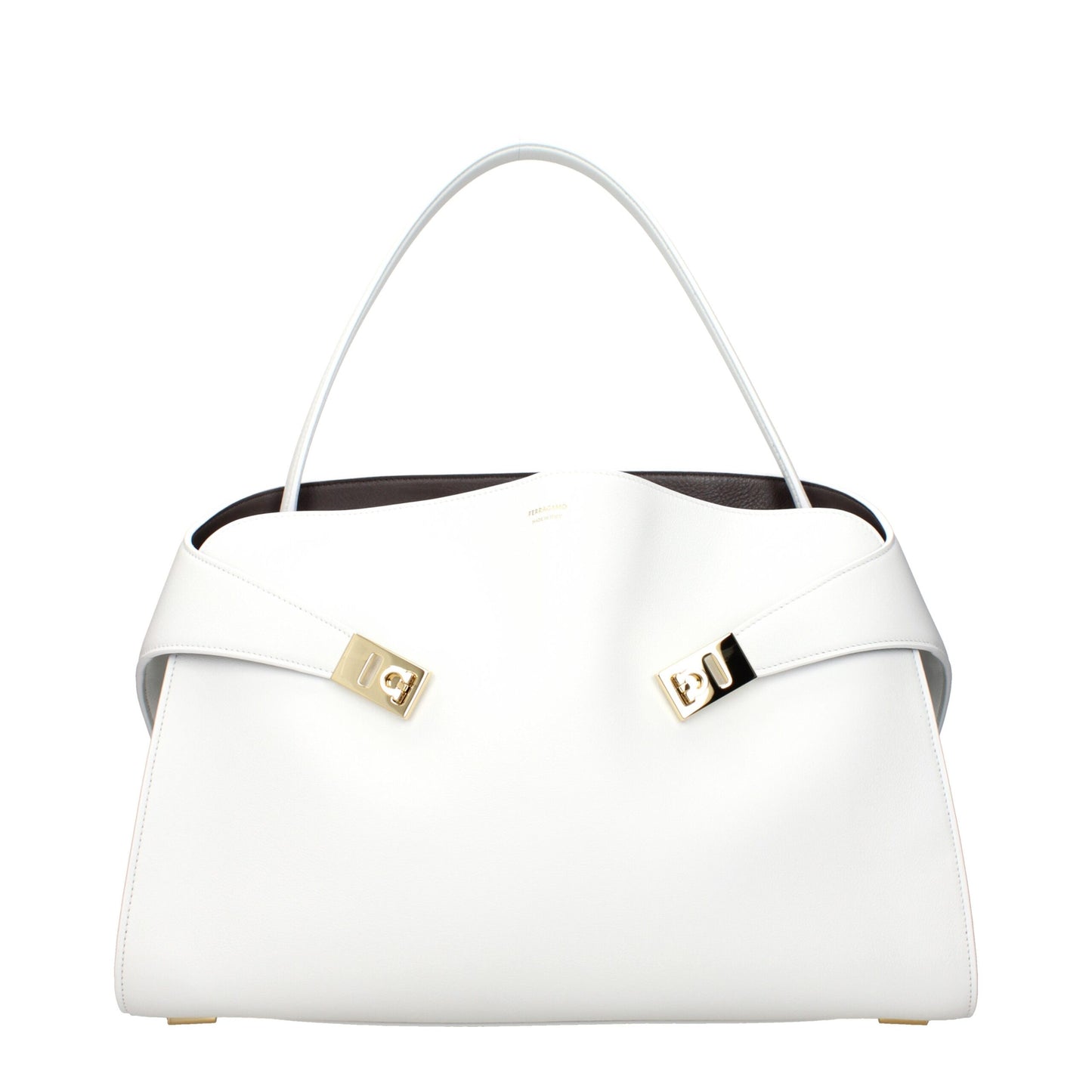 White Leather Shoulder Bags