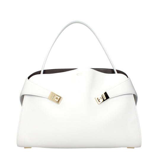 White Leather Shoulder Bags
