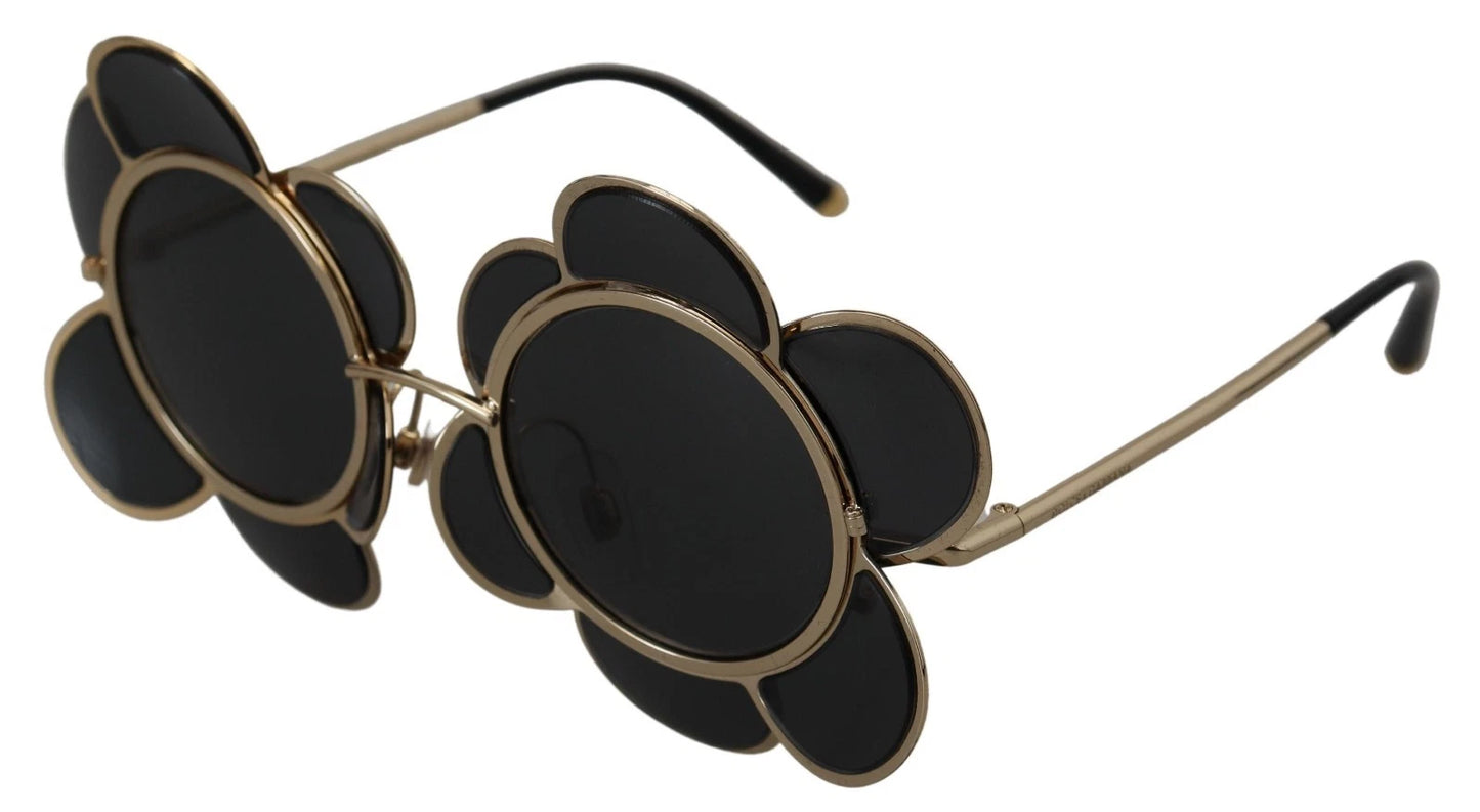 DG2201 Black Lens Gold Frame LIMITED EDITION Sunglasses