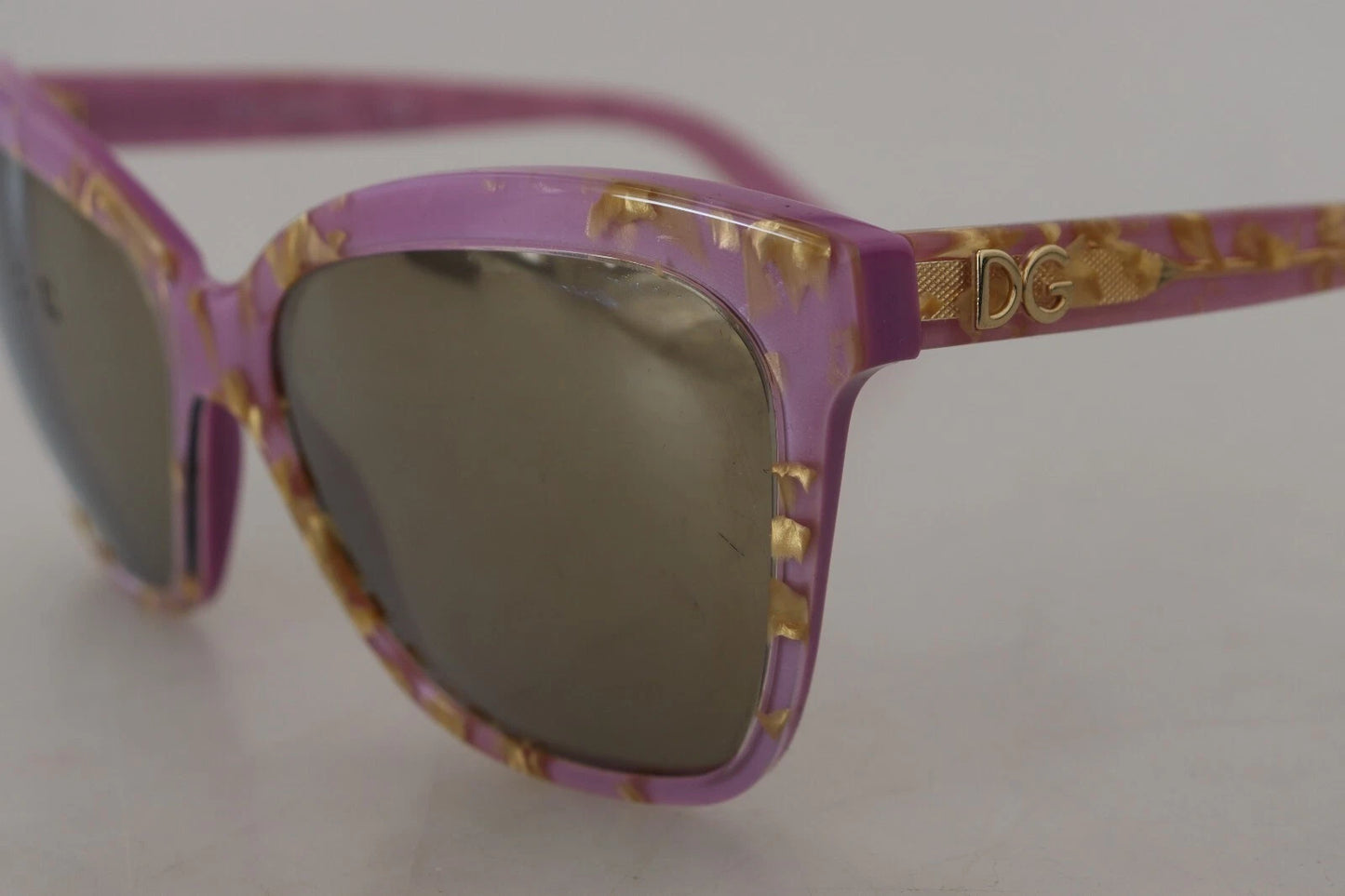DG4251 Violet Full Rim Rectangle Frame Shades Sunglasses