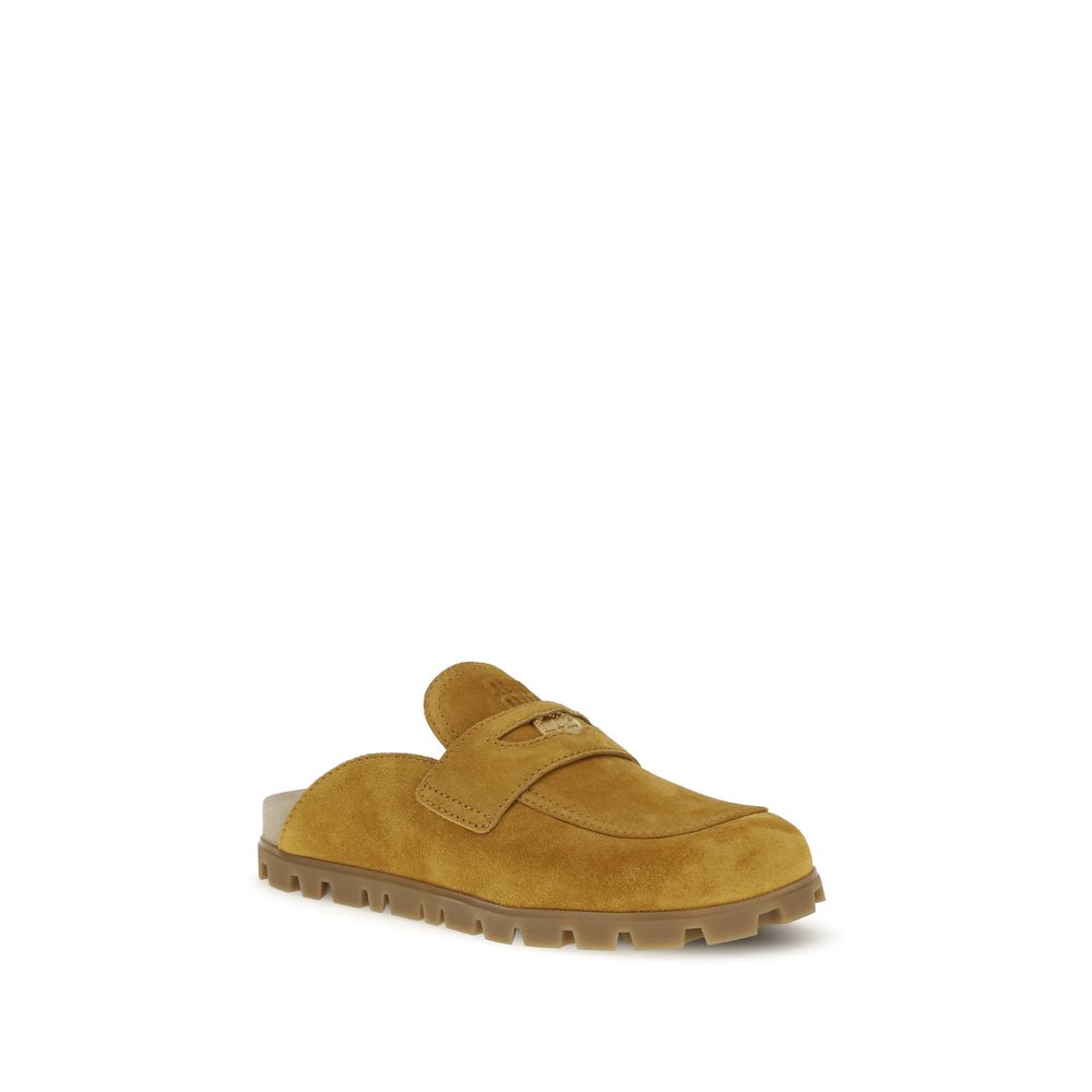 Suede Mules