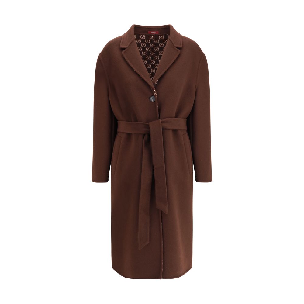 Silk and wool reversible Coat