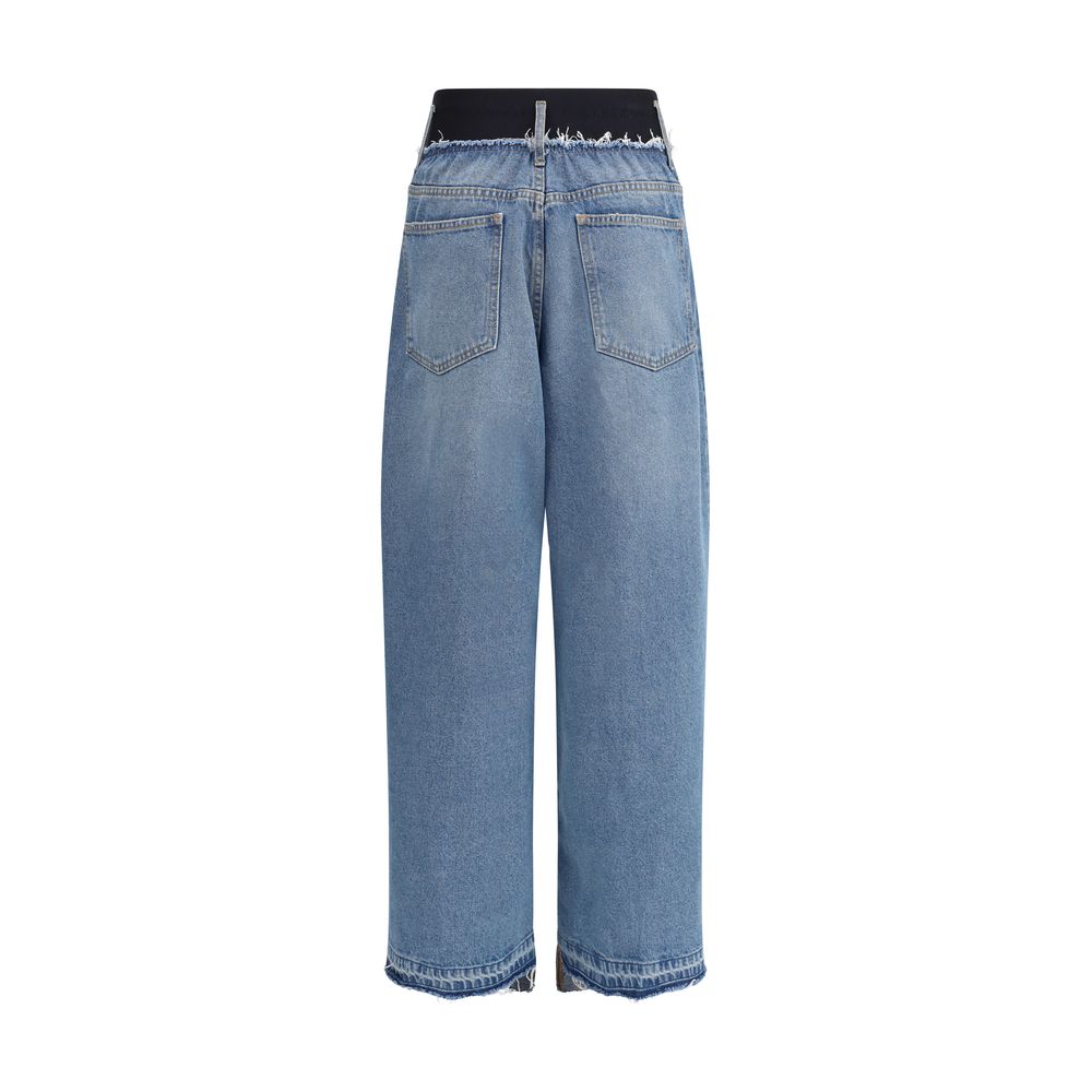 Elastic waist Jeans
