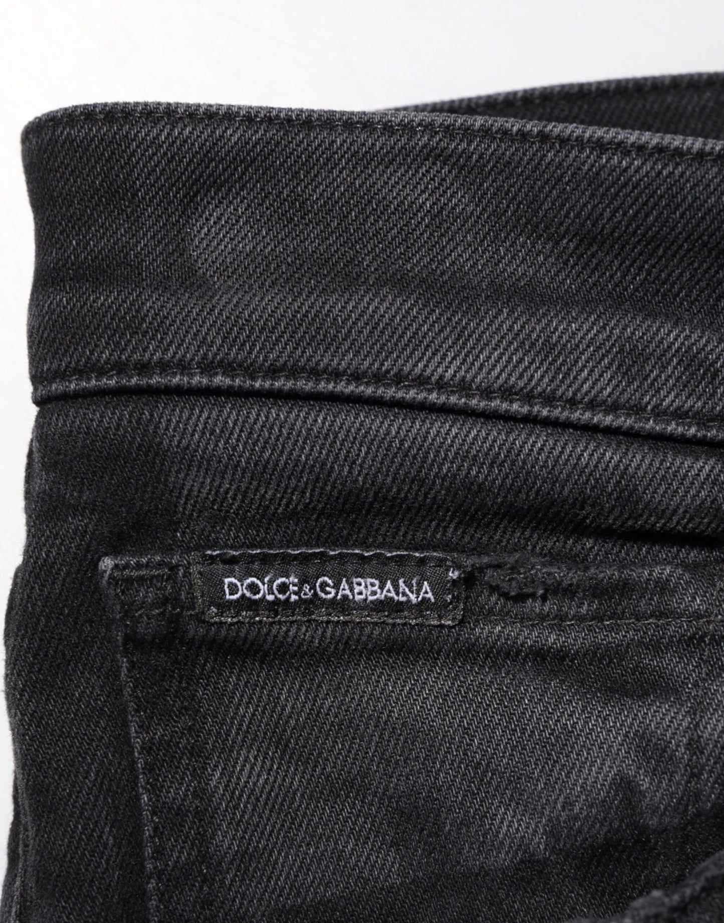 Black Slim Fit Stretch Men Denim Pants Jeans