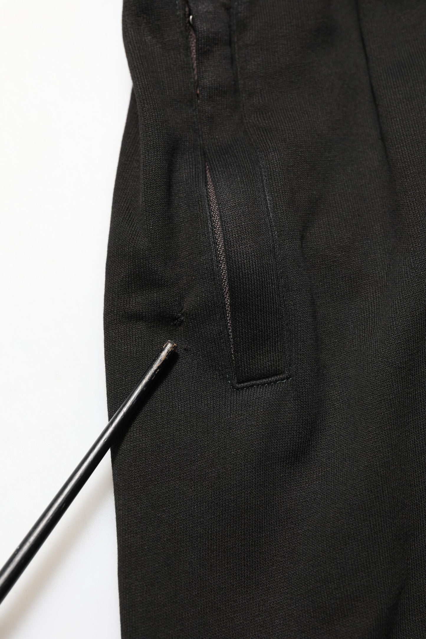 Black Cotton DG Logo Men Jogger Pants