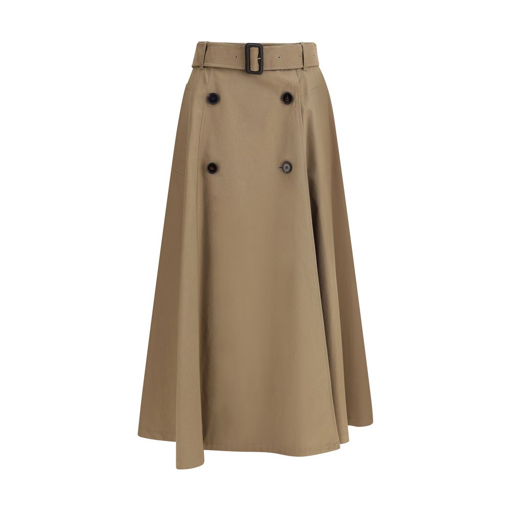 Trench Midi Skirt