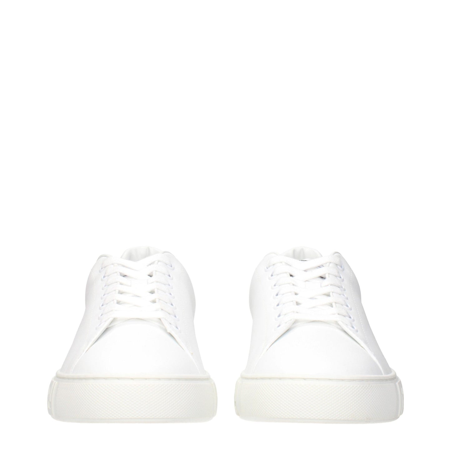 White Leather Low Tops