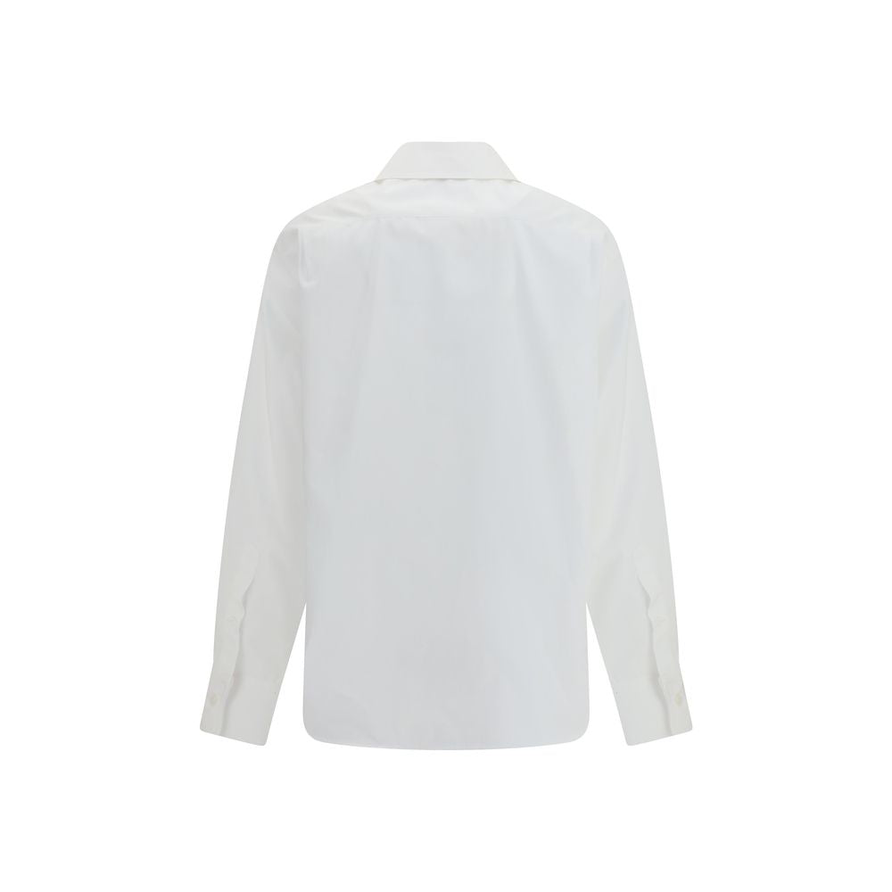 Long-sleeved Shirt with embellished collar