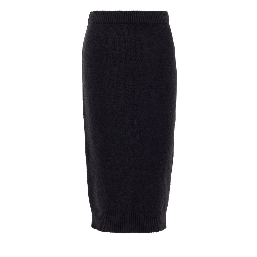 Black Cotton Skirt