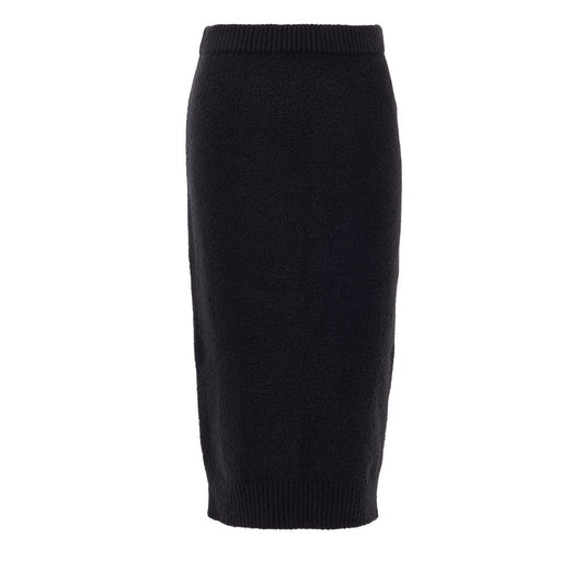 Black Cotton Skirt
