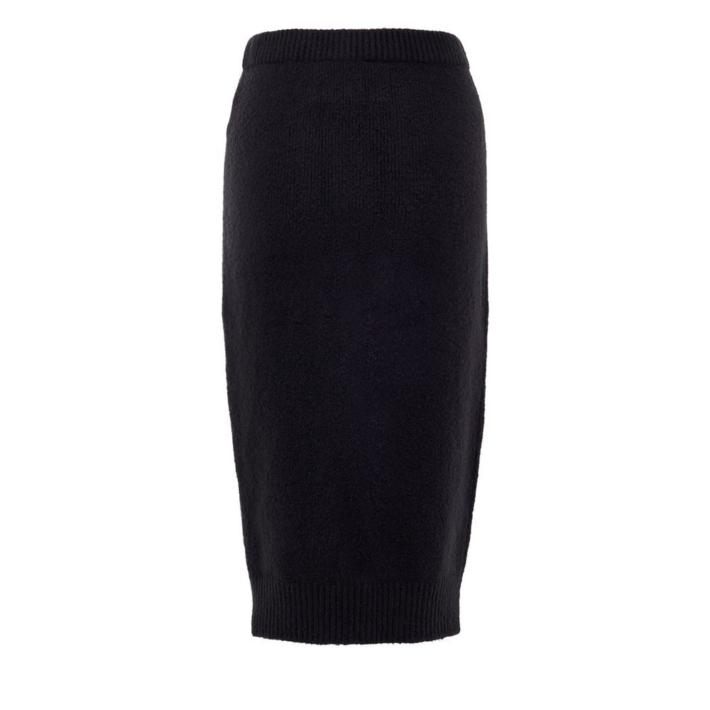 Black Cotton Skirt