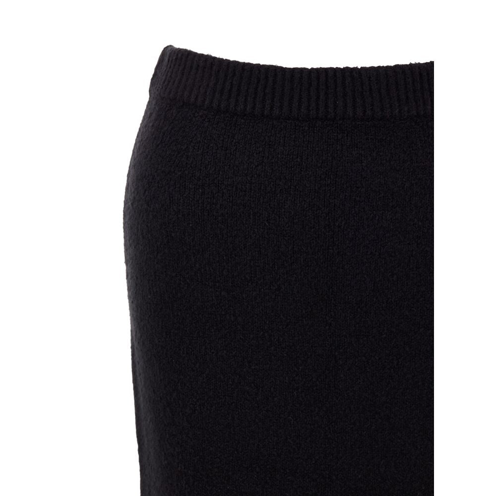 Black Cotton Skirt