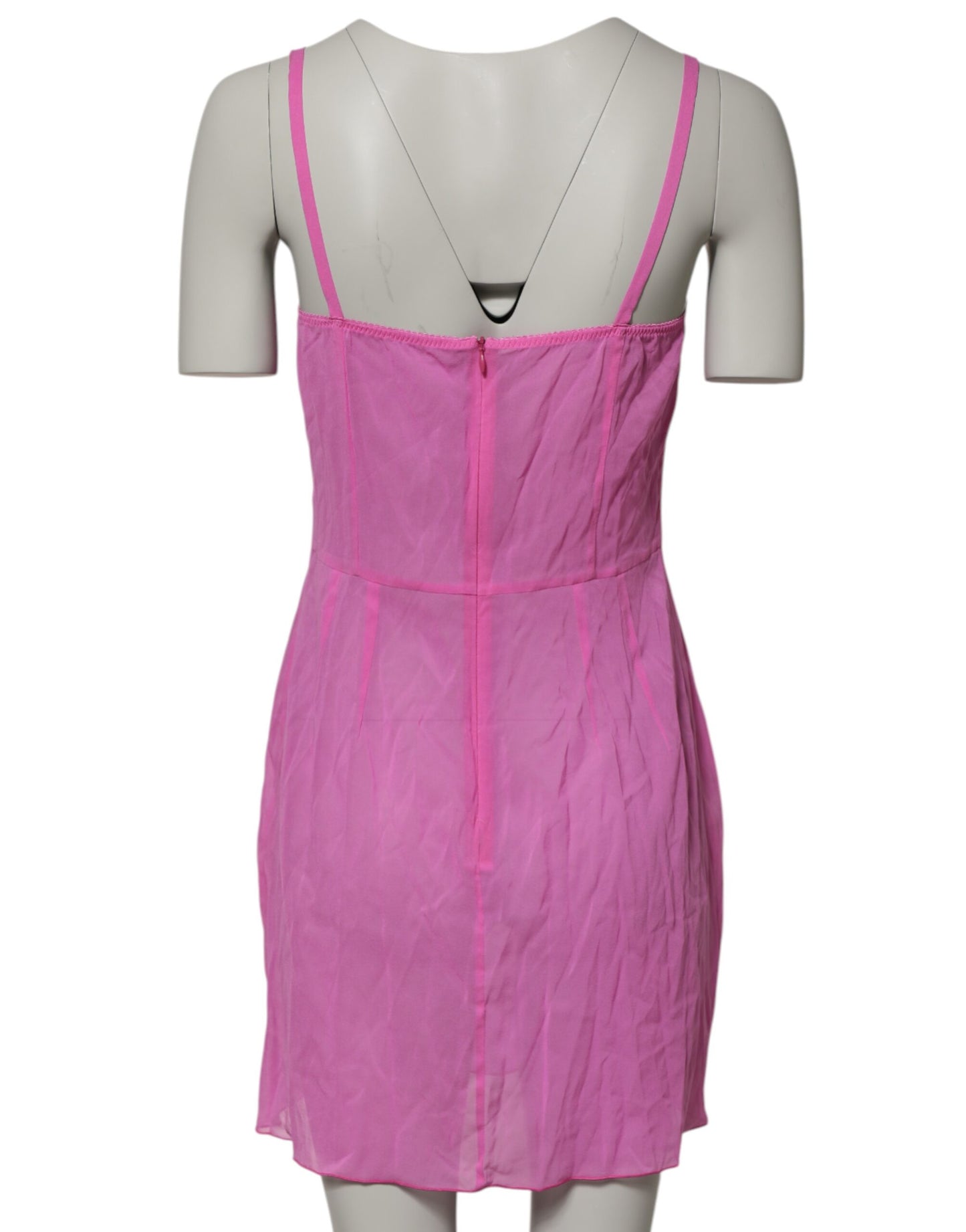 Pink Chemise Nylon Blend Sheer Lingerie Underwear