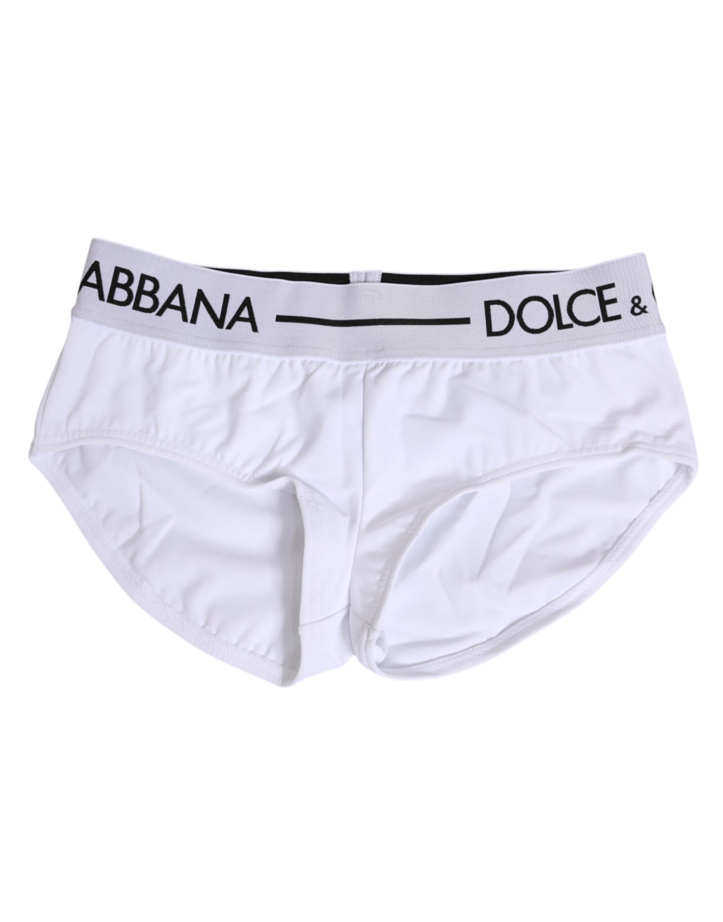 White Nylon Logo Waistband Shorts Underwear