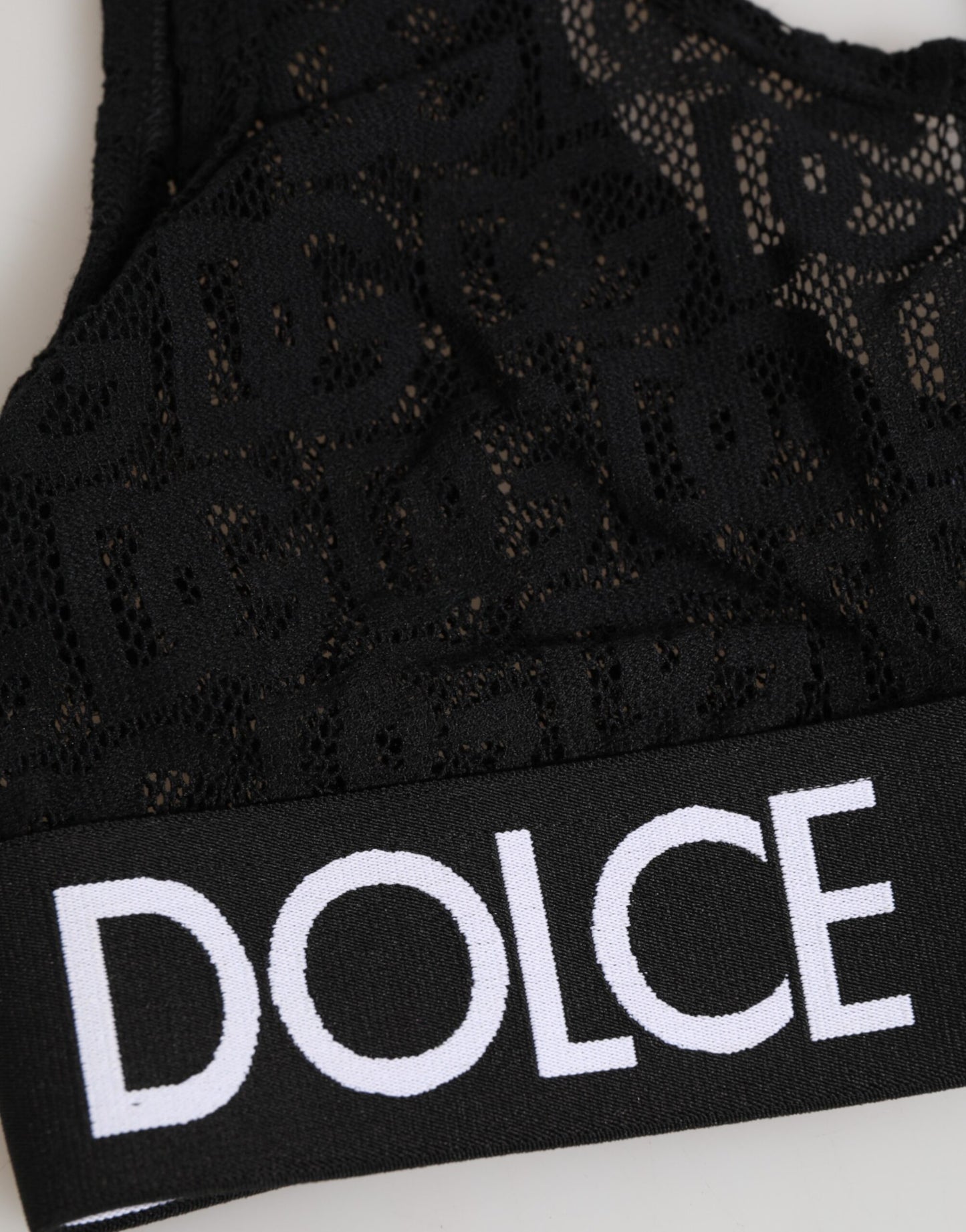 Black DG Mania Stretch Lace Brassiere Underwear