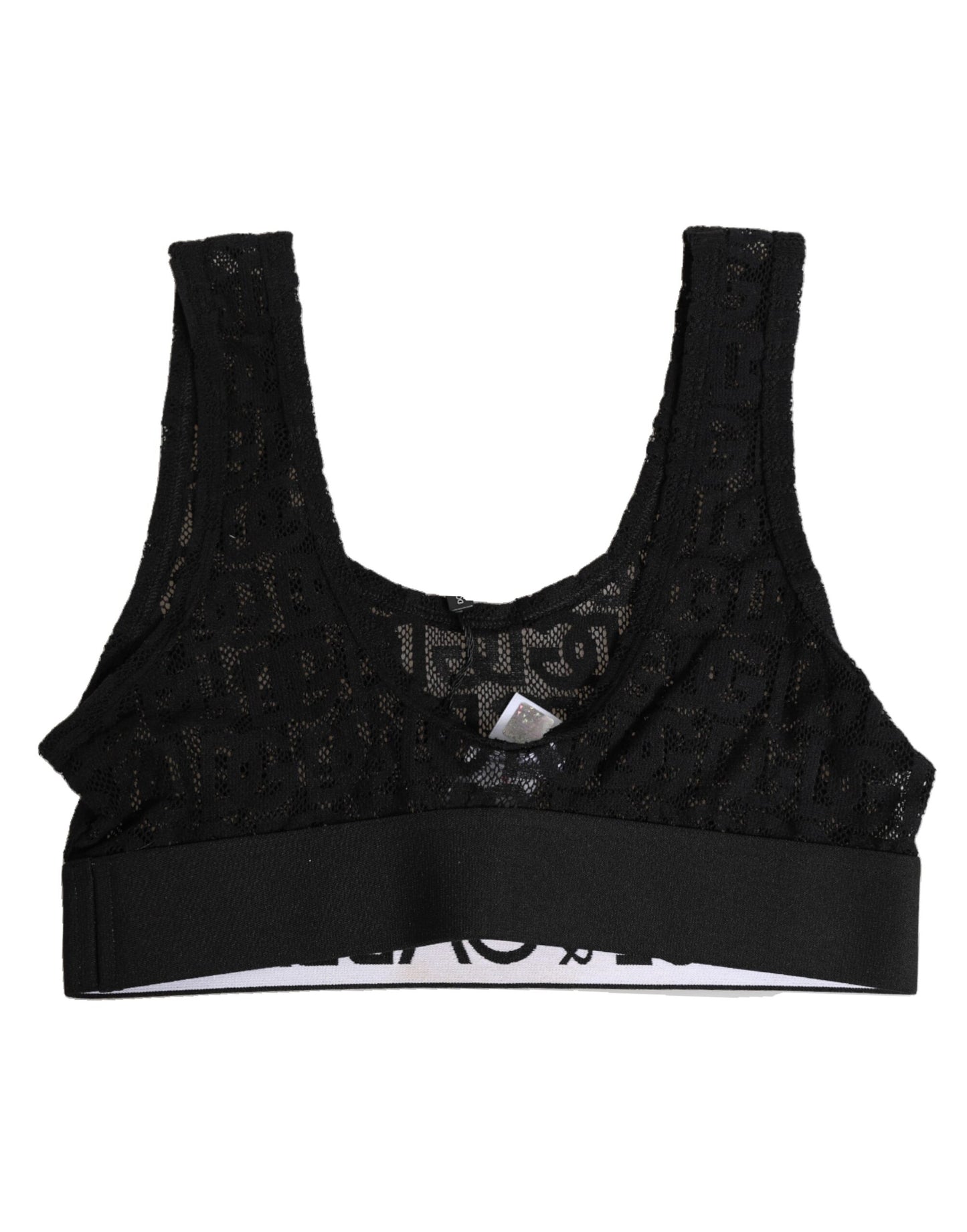 Black DG Mania Stretch Lace Brassiere Underwear