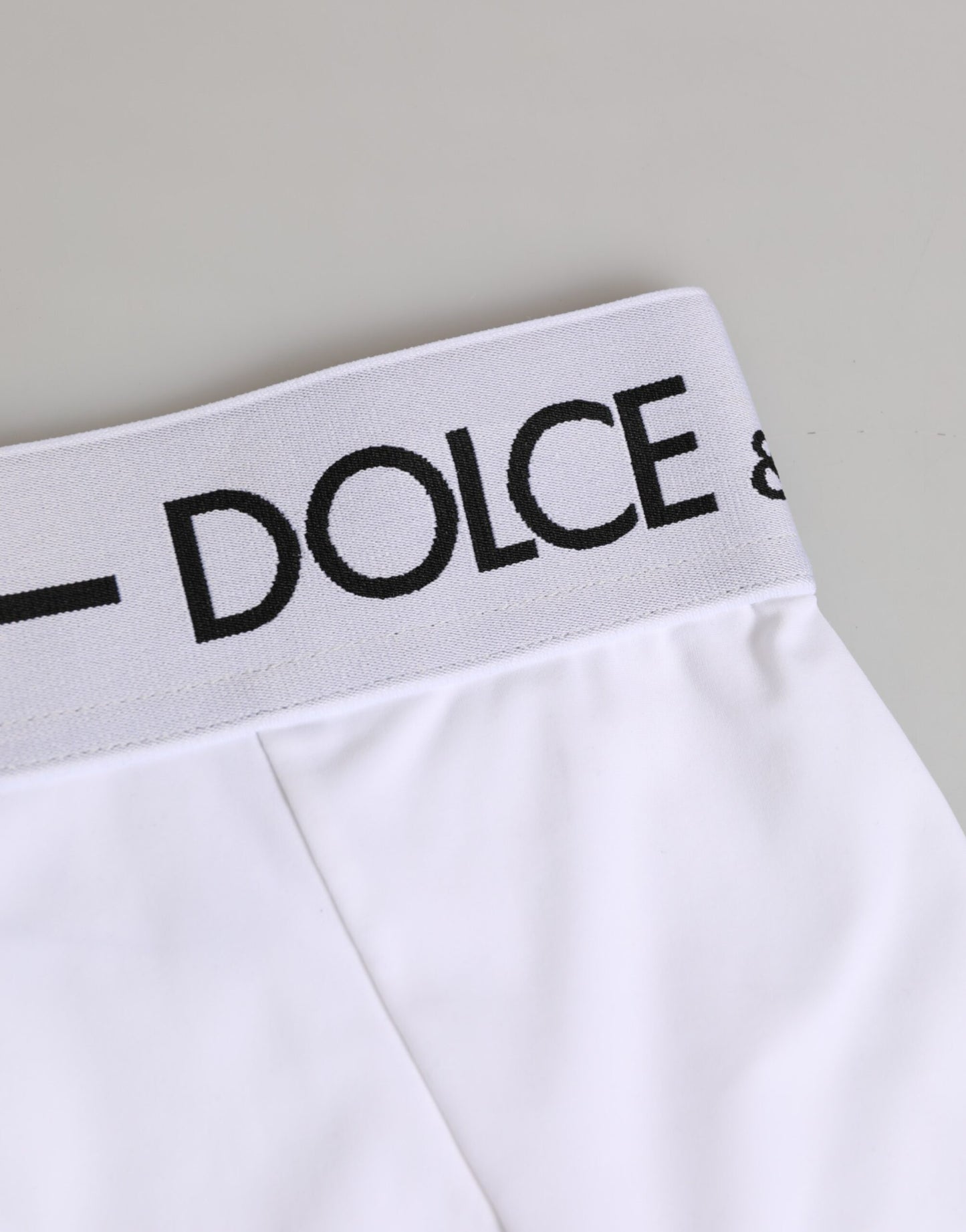 White Nylon Logo Waistband Coulotte Underwear