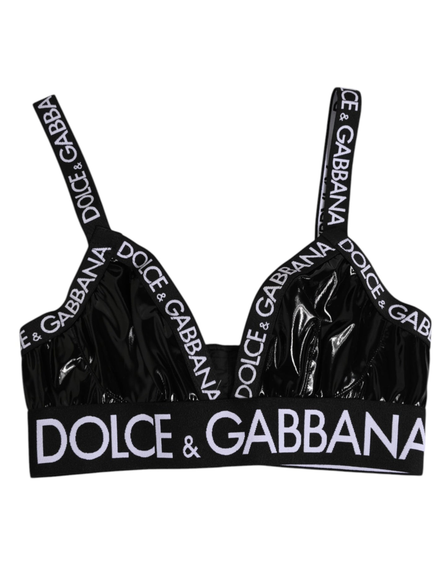 Black Polyester Soft Cup Brassiere Underwear