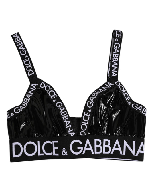 Black Polyester Soft Cup Brassiere Underwear