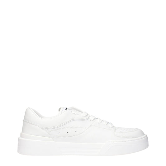 White Leather Low Tops
