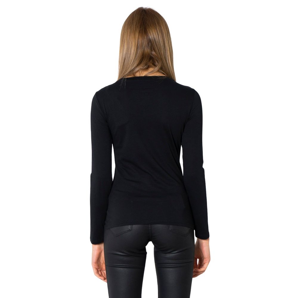 Black Cotton Long Sleeve