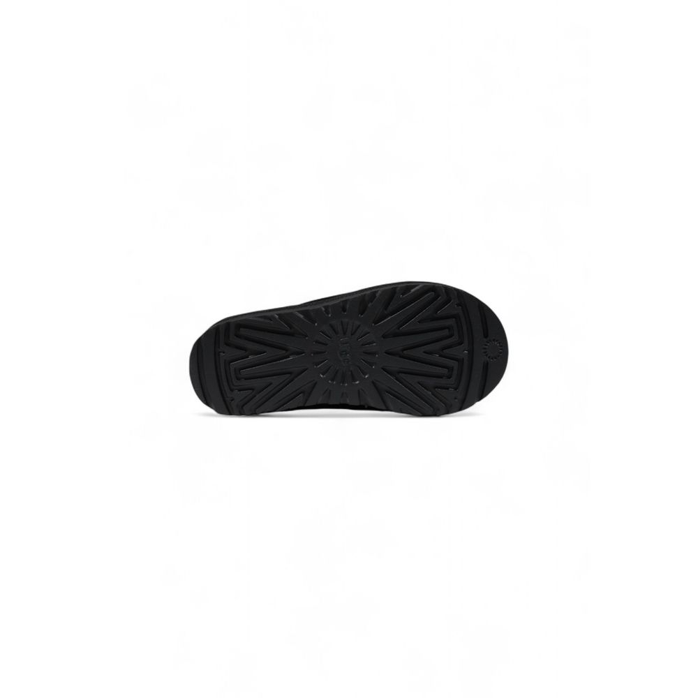 Black Suede Leather Slipper