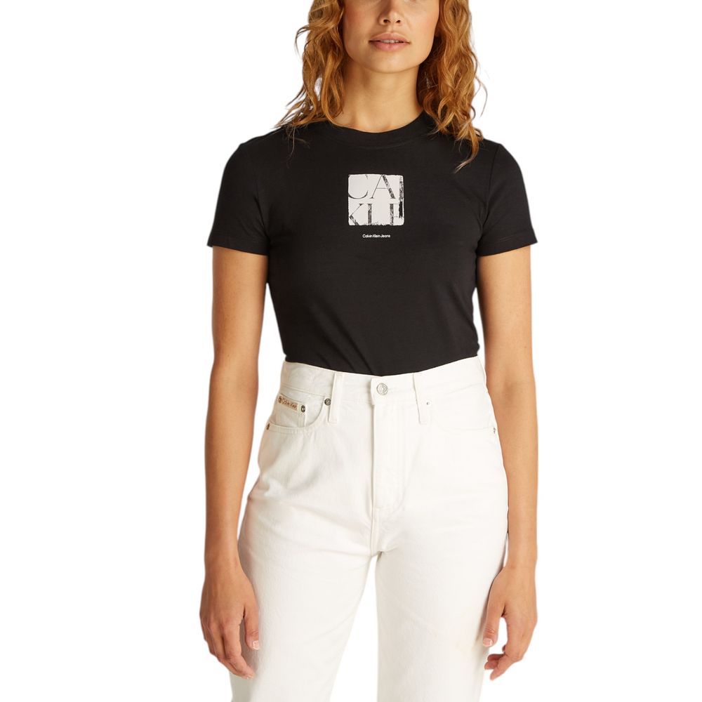 Calvin Klein Jeans Black Recycled Cotton T-Shirt