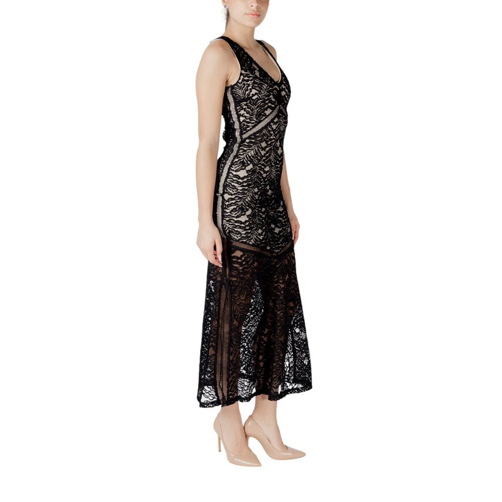 Black Polyester Long