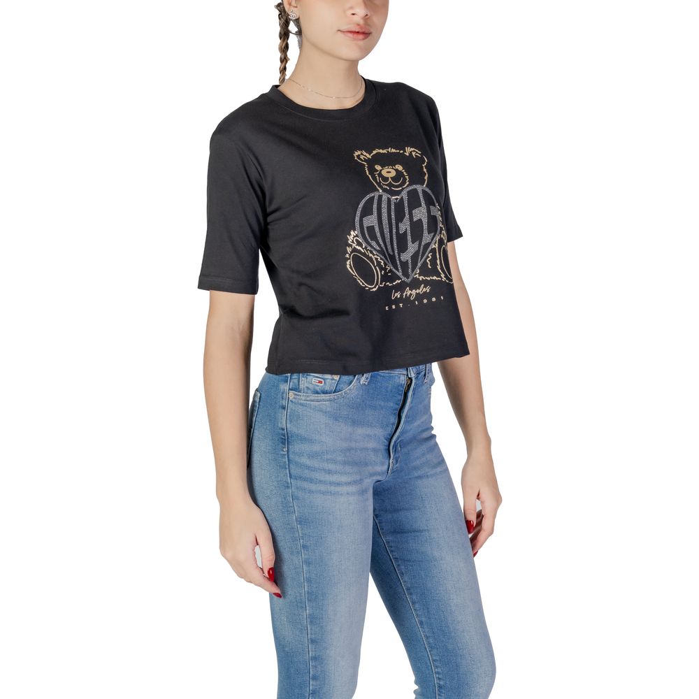 Black Cotton T-Shirt