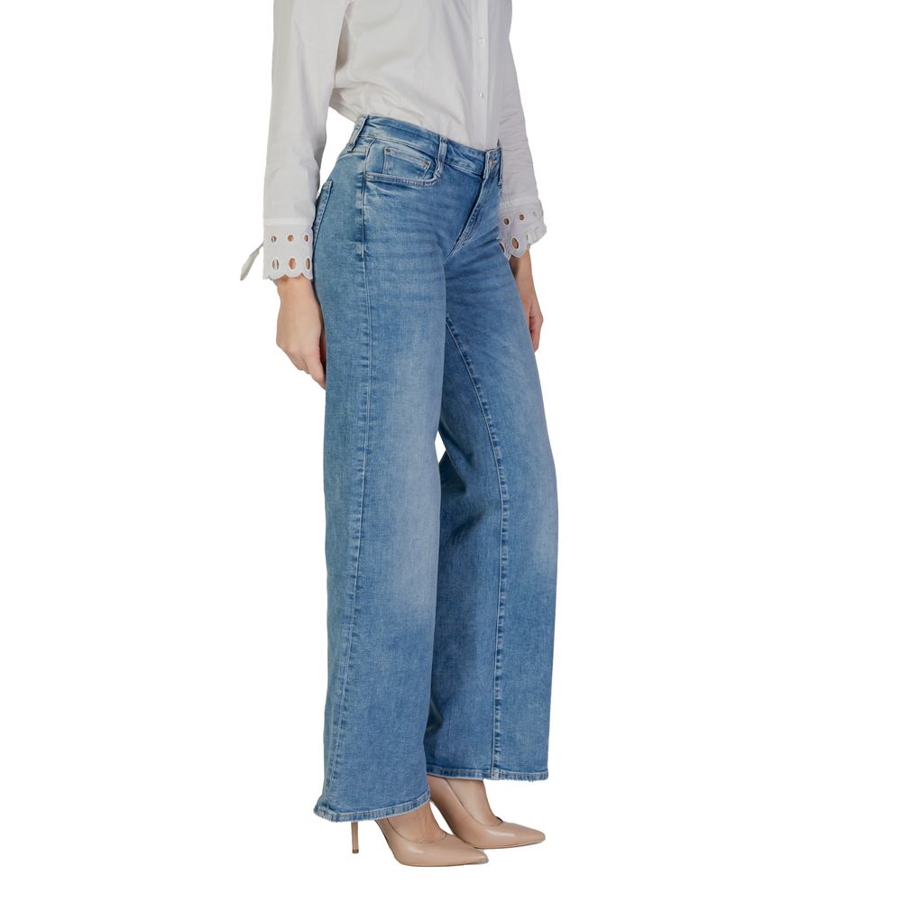 Light Blue Cotton Bootcut Jean