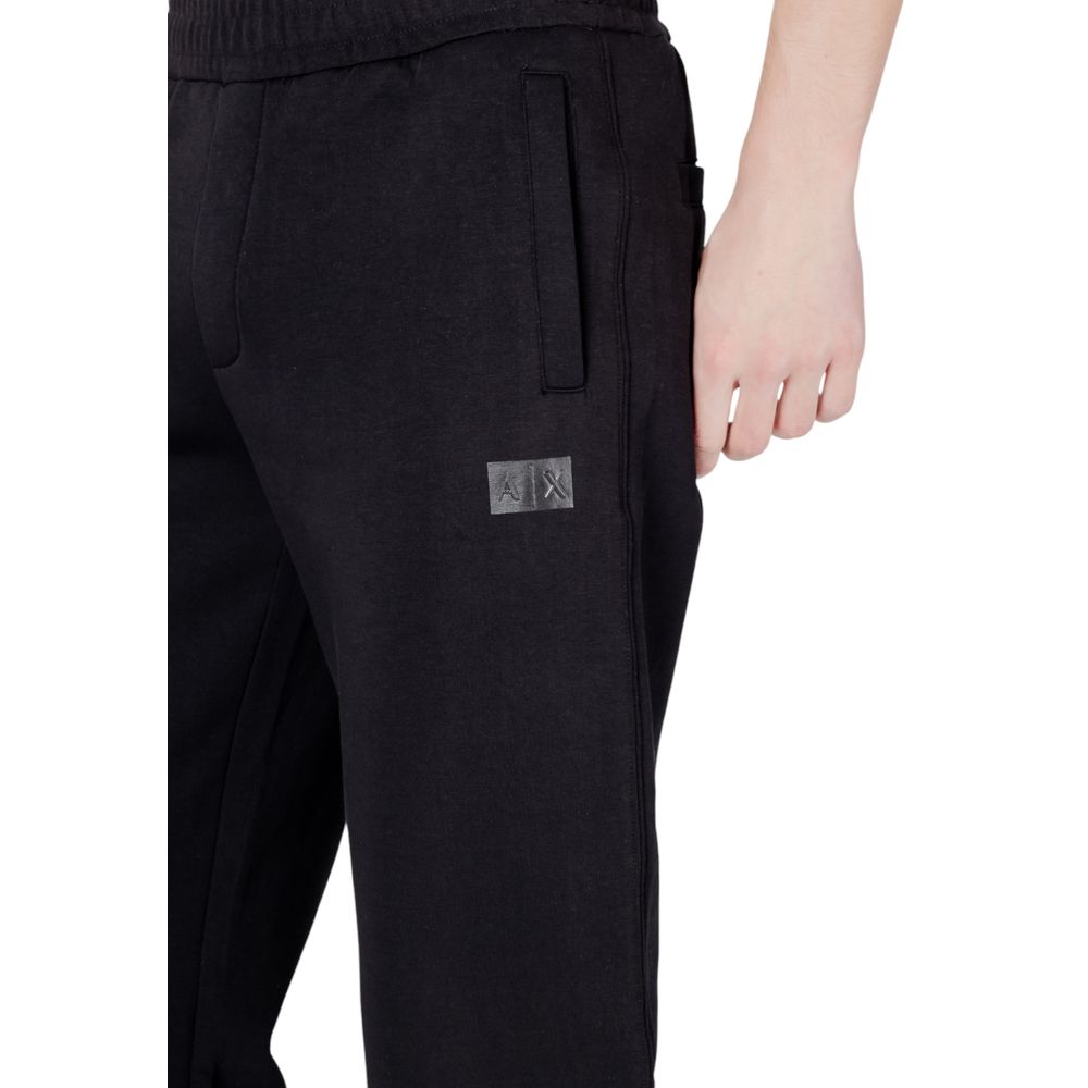 Black Cotton Joggers Workout Pant