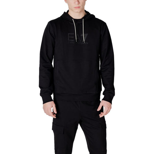 Black Cotton Hoody
