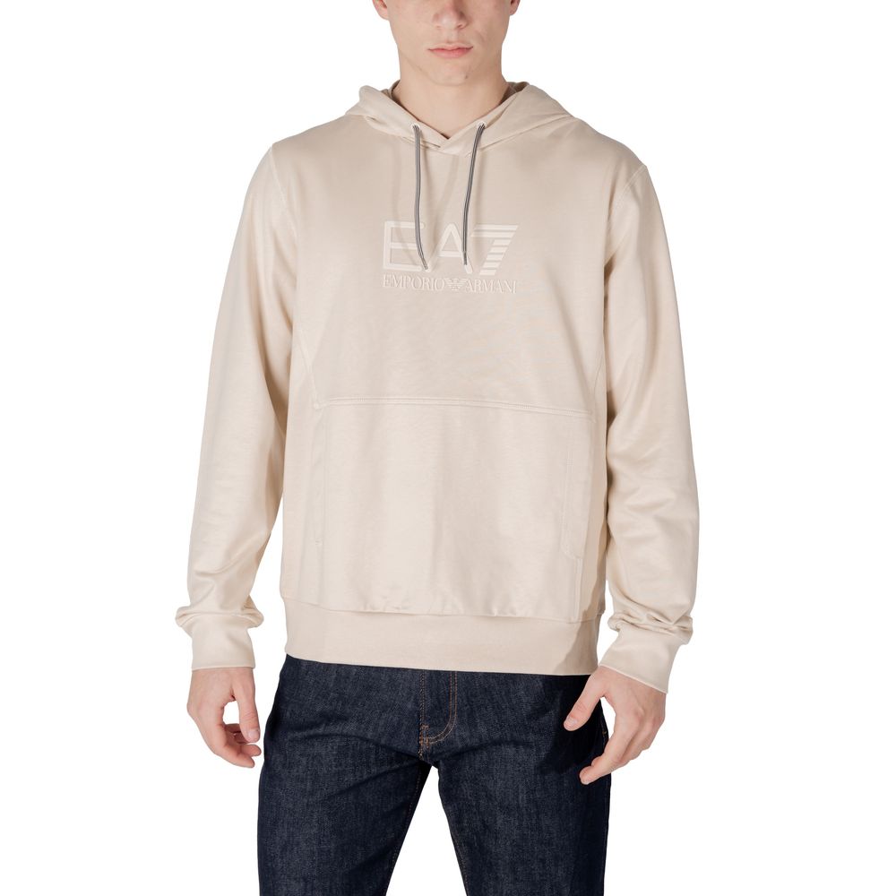 Beige Cotton Hoody