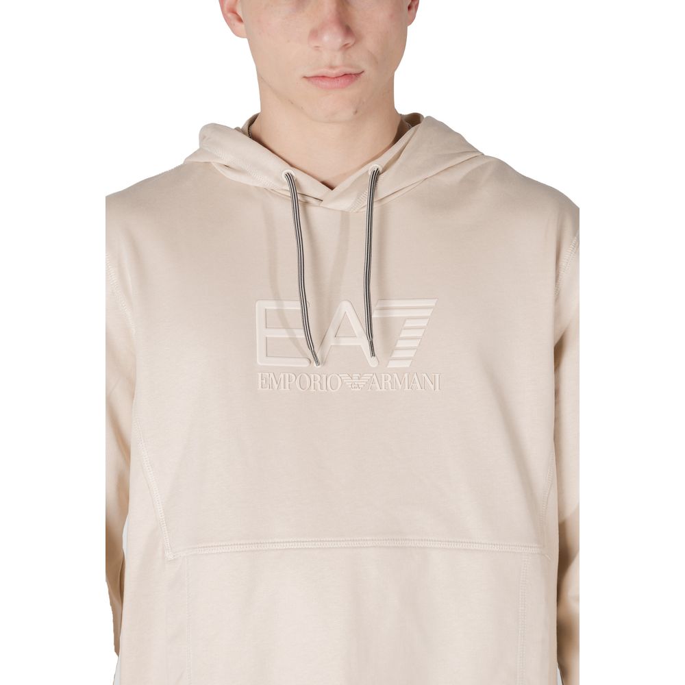 Beige Cotton Hoody
