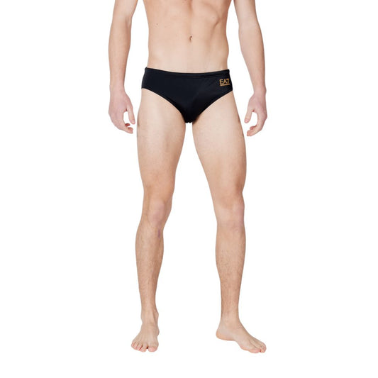 Bicolor Polyester Swim Brief