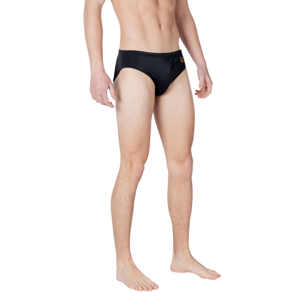 Bicolor Polyester Swim Brief