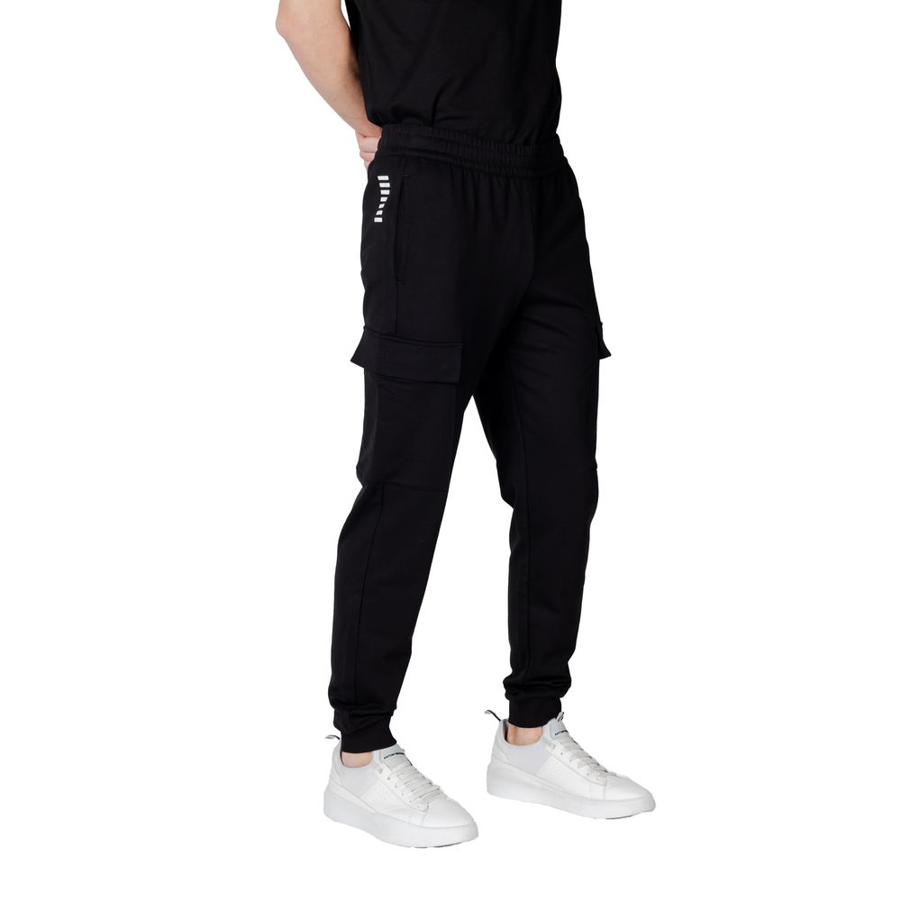 Black Cotton Joggers Workout Pant