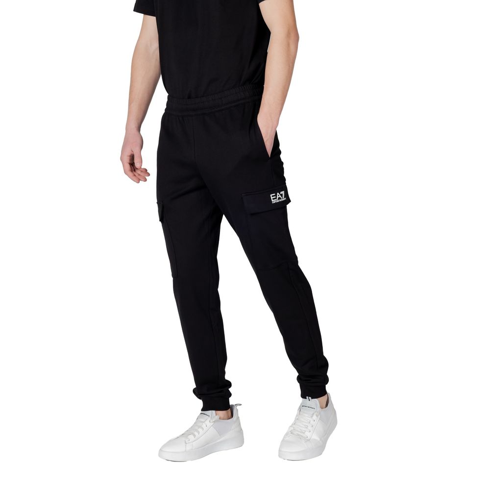 Black Cotton Joggers Workout Pant