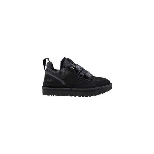 Black Polyester Sneaker