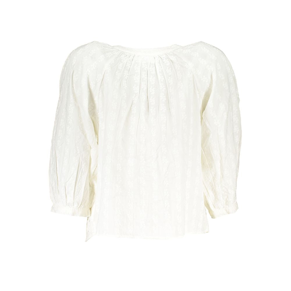 Desigual White Cotton Women Shirt