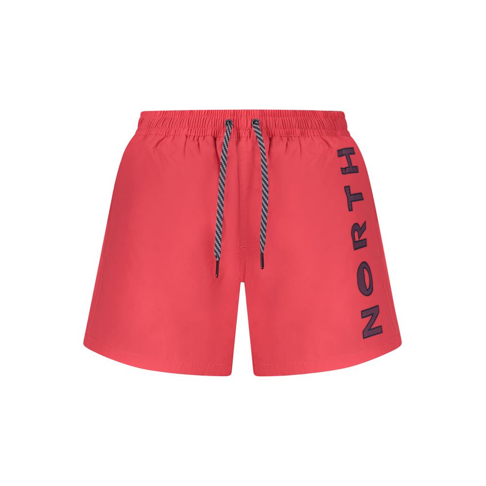 North Sails Red Cotton Swim Shorts