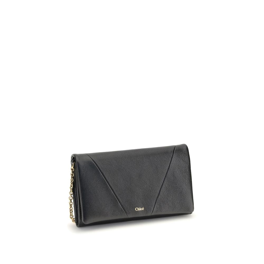 Chloé Black Calf Leather Bos Taurus Wallet