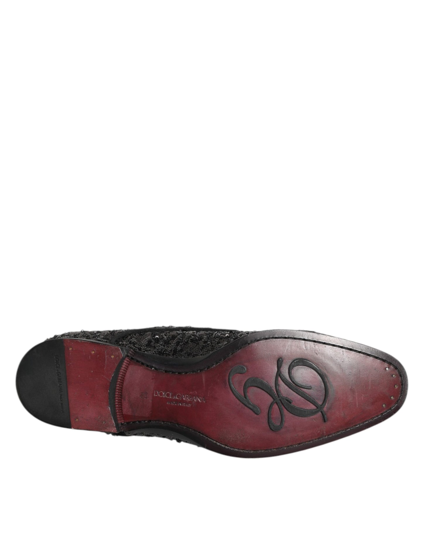 Black Sequined Lace Up Dress Men Derby Shoes