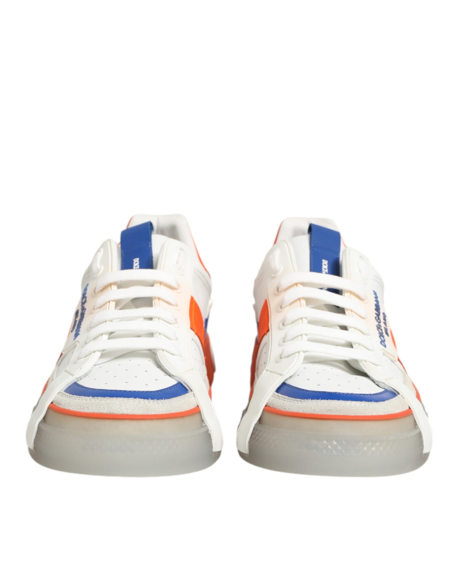 Multicolor Leather Low Top Men Sneakers Shoes