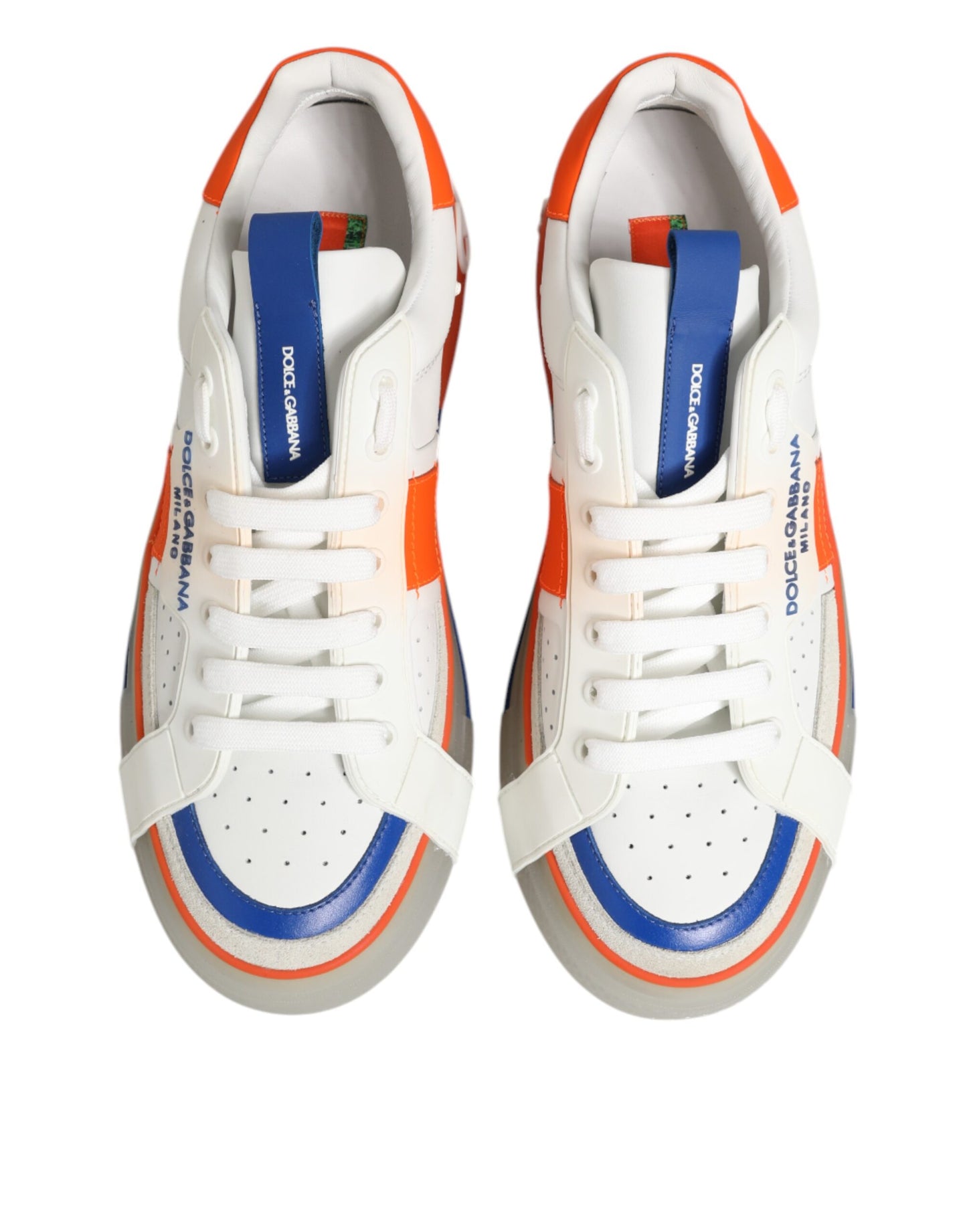 Multicolor Leather Low Top Men Sneakers Shoes