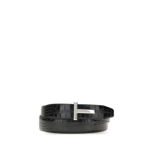 Croco leather Belt