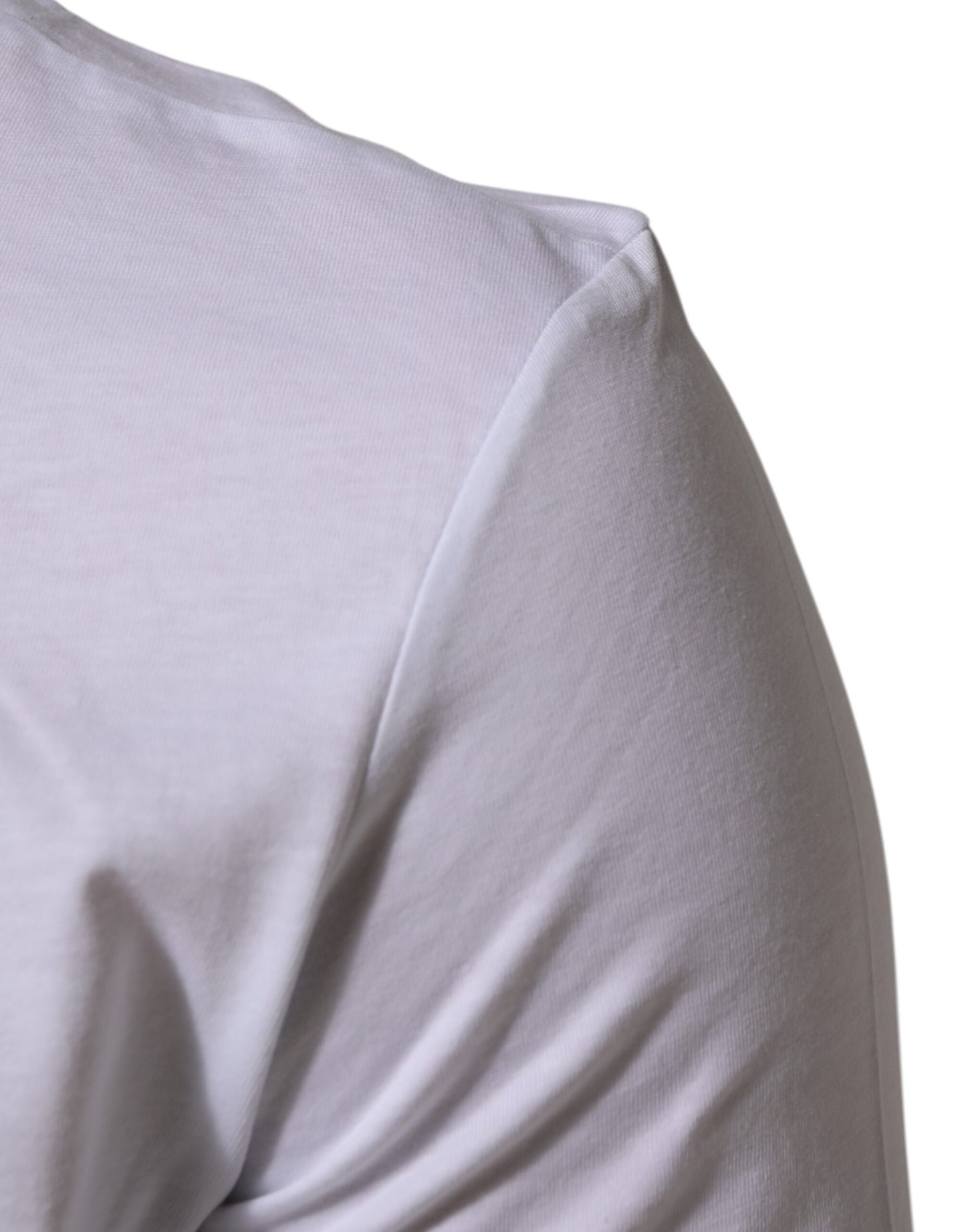 White Cotton Goodluck 2023 Crew Neck T-shirt