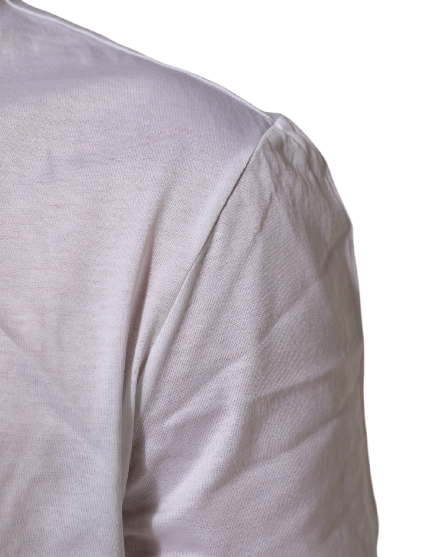 White Cotton Crew Neck Underwear Tee T-shirt